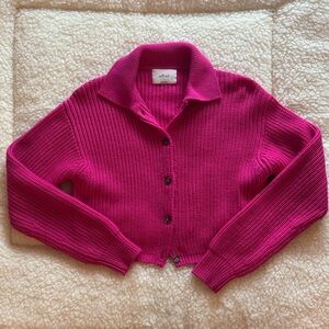 Women's Pink next door cardigan